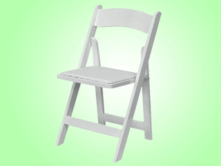 White Americana Chair
